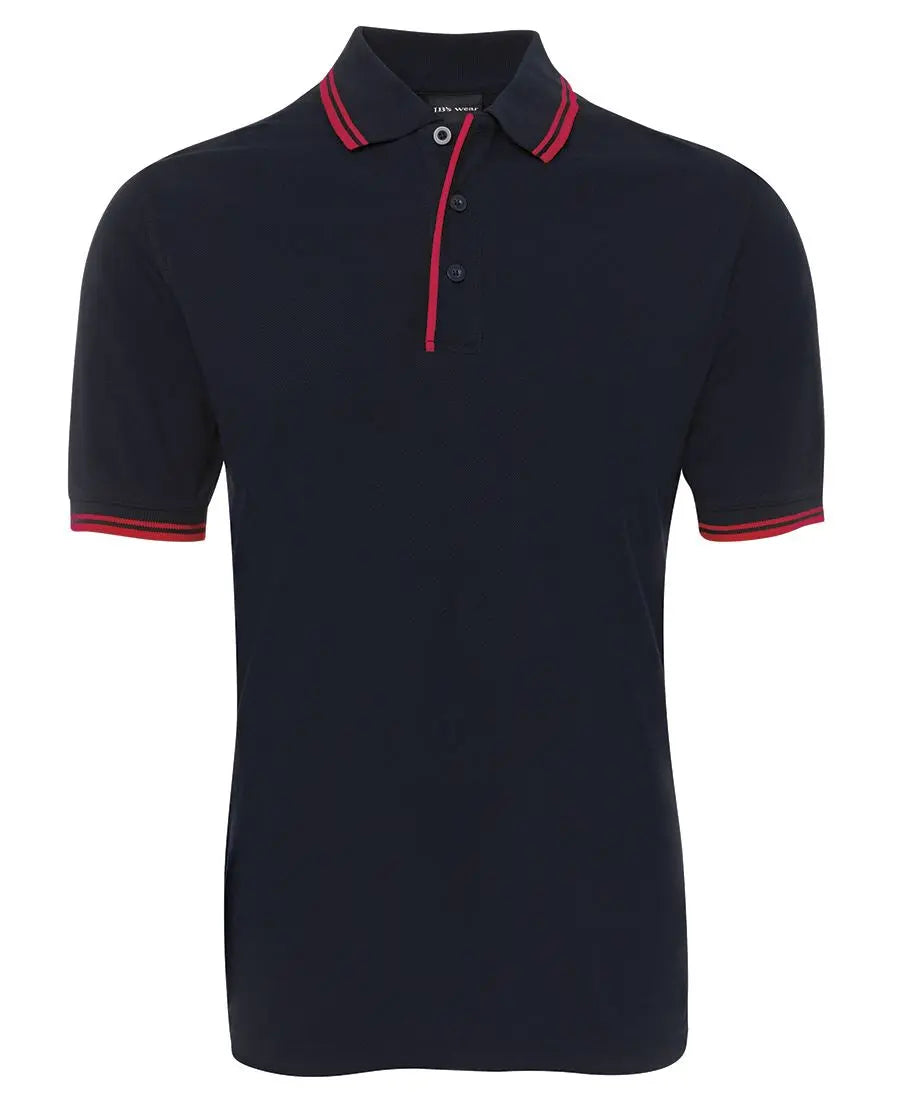 Jb's Wear Contrast Polo 2CP - Simply Scrubs Australia Navy-Red-5XL